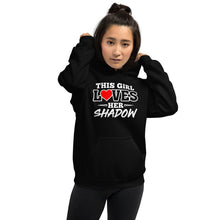Load image into Gallery viewer, This girl loves her shadow Hoodie